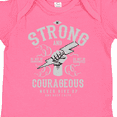 thumbnail image 4 of Inktastic Be Strong and Courageous Boys or Girls Baby Bodysuit, 4 of 5