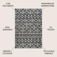 thumbnail image 4 of JONATHAN Y SANTA MONICA 8 x 10 Area Rug, Nokat Tribal Bohemian - Black/Ivory, SMB131E-8, 4 of 10
