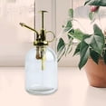 thumbnail image 1 of Regadera pequeña de vidrio Cola Plantas Mister 350ml Botella de riego transparente dorado, 1 of 8