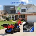 thumbnail image 6 of iYofe 24V JCB Ride on Excavator Toy, 3-in-1 Battery Powered Electric Tractor Car with Reversible Seat, Remote Control & Bluetooth, Backhoe for Kids 3-6, Red, 6 of 9