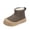 Brown, variant on Quealent Toddler Snow Boots Baby Booties Infant Winter Shoes First Walking Shoes Brown for Size 12