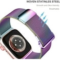 thumbnail image 2 of Goodwill for Apple Watch Band Series SE 7 6 5 4 3 2 1 38mm 40mm 41mm 42mm 44mm 45mm Women and Men, Stainless Steel Mesh Loop Magnetic Clasp Replacement for iWatch Band, 2 of 7