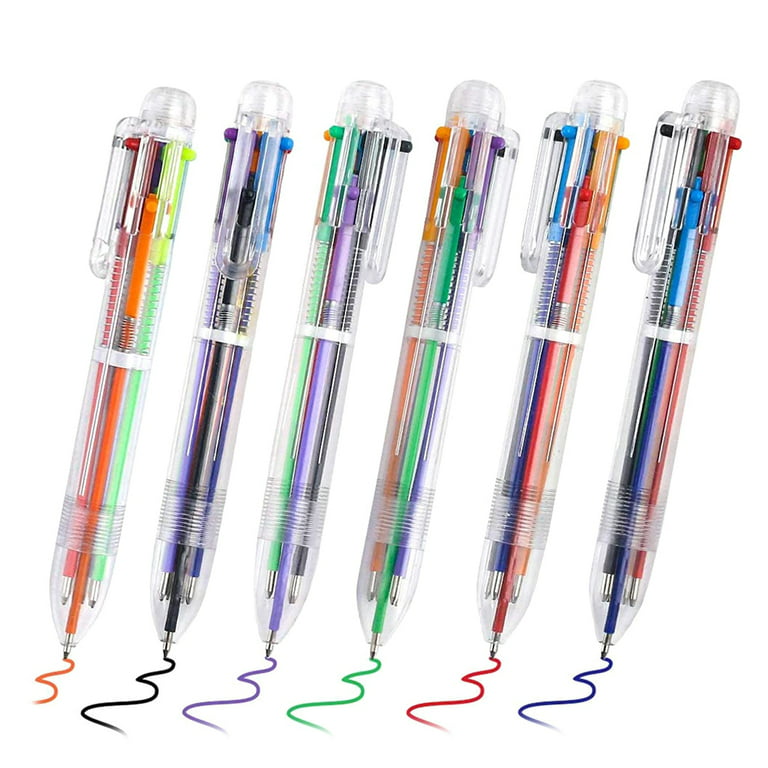 6in1 Fashion MultiColor Pen Creative Ballpoint Pen Colorful