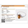 thumbnail image 3 of Sterling Silver and Baltic Honey  Amber Ring "Faith", 3 of 5