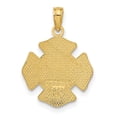 thumbnail image 6 of Auriga Fine Jewelry 14K Yellow Gold St. Florian Badge Pendant for Women (L-23.7 mm,W-15.5 mm), 6 of 6