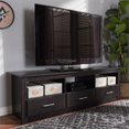 thumbnail image 2 of Baxton Studio Ryleigh TV Stand in Wenge Brown, 2 of 9