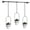 Black, variant on mdesiwst 1 Set Hanging Plant Pot Wall Plant Hanger Includes Adjustable Metal Rod 3 Planters And Nylon Ropes Flower Pot Hanger Set for Indoor Windows Ceilings Walls