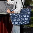 thumbnail image 7 of Balery Navy Nautical Beach Travel Bag - Water-Resistant, Large Capacity Lightweight Tote with 7 Pockets for Women and Men - Perfect for Beach, Pool, Gym, and Travel, 7 of 7