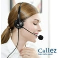 thumbnail image 3 of Callez Wired USB Headset, Stereo Headphones with Noise Cancelling for PC Laptop Call Center, 3 of 9