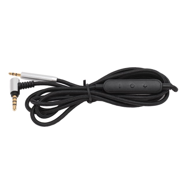 Cable de Auriculares, Cable de Sonido de 2.5 mm A conectores de 3.5 mm Dorados de Oro de 1.5 m de longitud Control de volumen ESTABLE para NC700