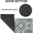 thumbnail image 4 of Boho Kitchen Mats for Floor Set of 2,Anti Fatigue Mats for Kitchen Floor, Comfort Standing Bohemian Kitchen Rugs and Mat, Non-Slip Cushioned Anti Fatigue Rug,17"x47"+17"x30", 4 of 7