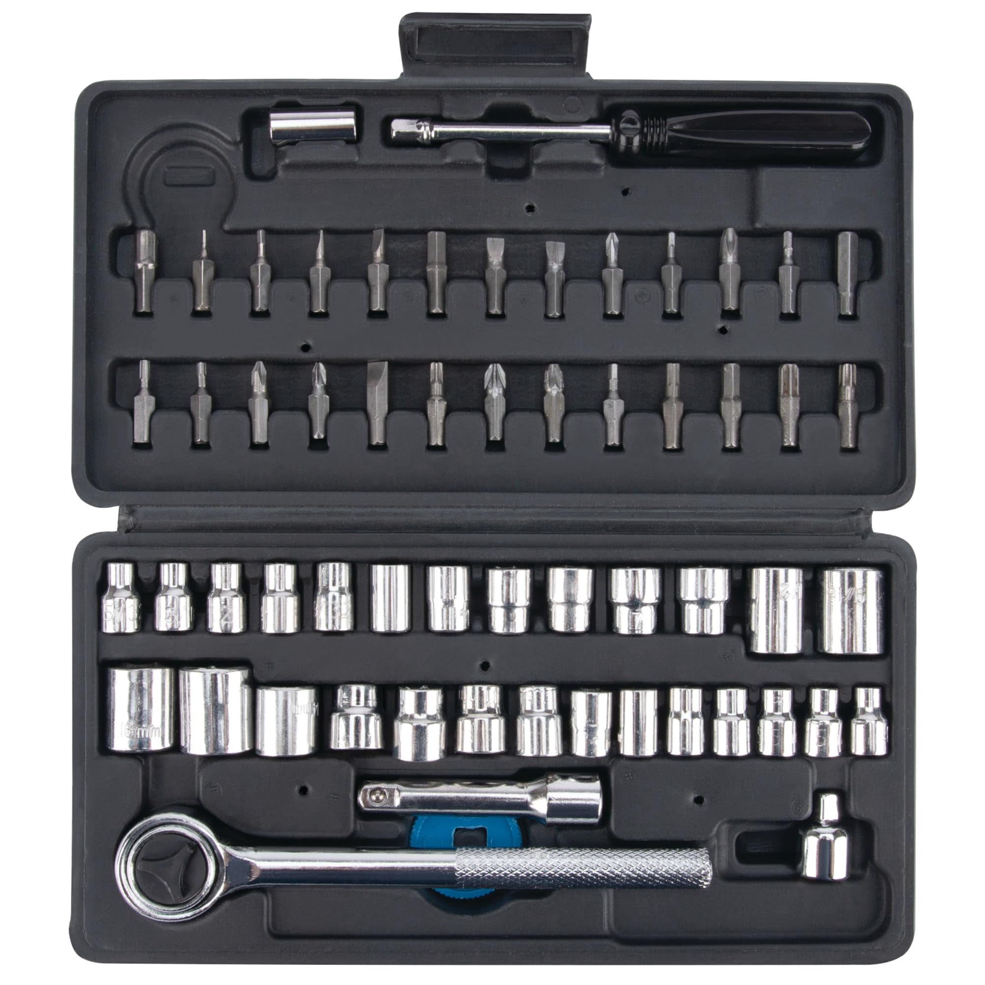 SAE/Metric 40-Piece SAE and Metric Socket Set, 1/4-Inch & 3/8-Inch Drive