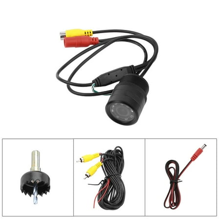 Night Vision Infrared CCD Car Flush Mount Rear View Parking Assistance Camera