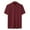 Wine, variant on WREESH Men's Casual High Neck Solid Color Short Sleeve T-Shirt for Summer Pullover Tops Black