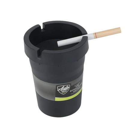 Auto-Drive, Portable Black PPS Plastic Flame Retardant Material, Butt Bucket Ashtray