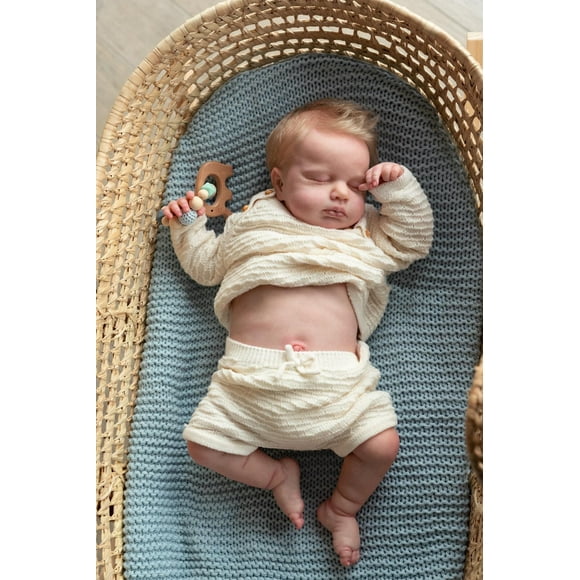 Muñeco de silicona Reborn Anano Reborn de cuerpo completo para niño, 50 cm