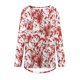 thumbnail image 5 of ICHUANYI Clearance Women Summer Fashion Casual Print Round Neck Loose Long Sleeve T-shirt Tops Blouse Pullover ICHUANYI "ICHUANYI", 5 of 5