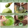 thumbnail image 3 of YSTIANN Premium 5-Piece Matcha Kit: Traditional Bamboo Whisk, Ceramic Bowl, Sifter & Stand – Complete Set for Authentic Japanese Tea – Perfect Gift for Newcomers & Connoisseurs(Brownish Green), 3 of 7