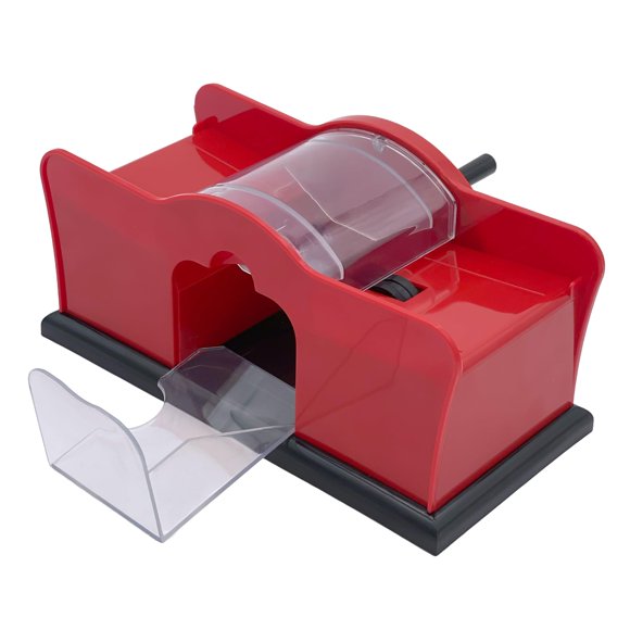 CHH Manual Card Shuffler â 1-2 Deck Hand Crank Playing Card Mixer for Classic Card Games â Durable, Quiet & Easy to Use â Ideal for Poker Nights & Family Games