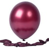 AULE Burgundy Balloons 12 inch 100 Pack Maroon Matte Helium Latex Balloon for Birthday Wedding Engagement Bridal Bachelorette Baby Shower Graduation Carnival Party Decorations