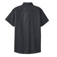 thumbnail image 6 of Port Authority Ladies Short Sleeve Easy Care Shirt-6XL (Classic Navy/Light Stone), 6 of 6