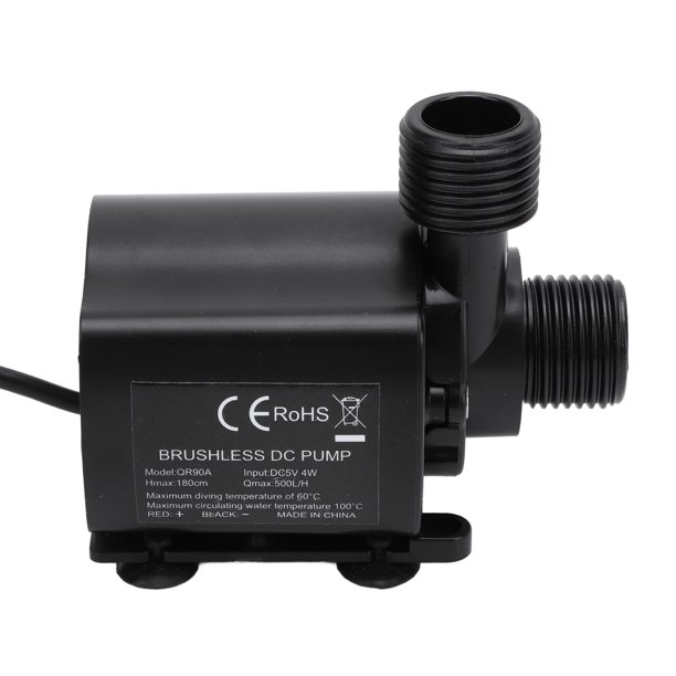 Bomba Micro Sumergible, Sin Escobillas IP68 Resistente Al Agua DC 5 V Bomba Sumergible Para Fuente 180 Cm Filtro De Elevación 4 W Para Pecera