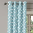 thumbnail image 2 of Ambesonne Polar Bear Grommet Curtain, Artic Animal Layout, 50" x 108", Pale Blue White Black, 2 of 6