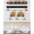 thumbnail image 3 of Sunflower Truck Kitchen Dish Towels for Drying Dishes Set of 2, Summer Botanical Elegant Pastoral Floral Wooden Waffle Weave Microfiber Hand Tea Bathroom Towels Quick Dry & Absorbent Towel 15.7x23.6, 3 of 7