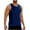 Blue, variant on GERsome Men's Workout Tank Tops Round Neck Gym Sleeveless Muscle T Shirts Summer Loose Fit Activewear S-2XL