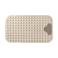 thumbnail image 2 of Non-Slip Bath Mat with Drain Holes & Suction Cups - Quick Dry Anti Mold Shower Floor Mat for Tub, Machine Washable Feet Massage Rug, Khaki (27.5x15.7 Inch)‌, 2 of 9