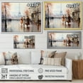 thumbnail image 4 of Designart "In 1920S French Paris painting I" Cityscapes Floater Framed Canvas Print, 4 of 7