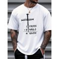 thumbnail image 2 of Mens Clothes, T Shirts for Men, Casual Style Design with Print, 100% Pure Cotton Fabric, Shirts for Men, Suits for Men, Christian Faith Graphic T-Shirt, Men'S Casual Short Sleeve Tee, Loose Fit, 2 of 10