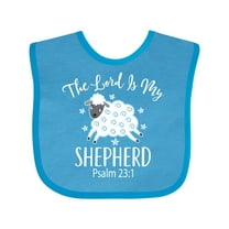 Inktastic The Lord is My Shepherd Psalm 23 Boys or Girls Baby Bib
