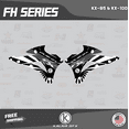 thumbnail image 4 of Kalair GFX Graphics Kit for Kawasaki KX85 (2014-2021) Fh Series, 4 of 5