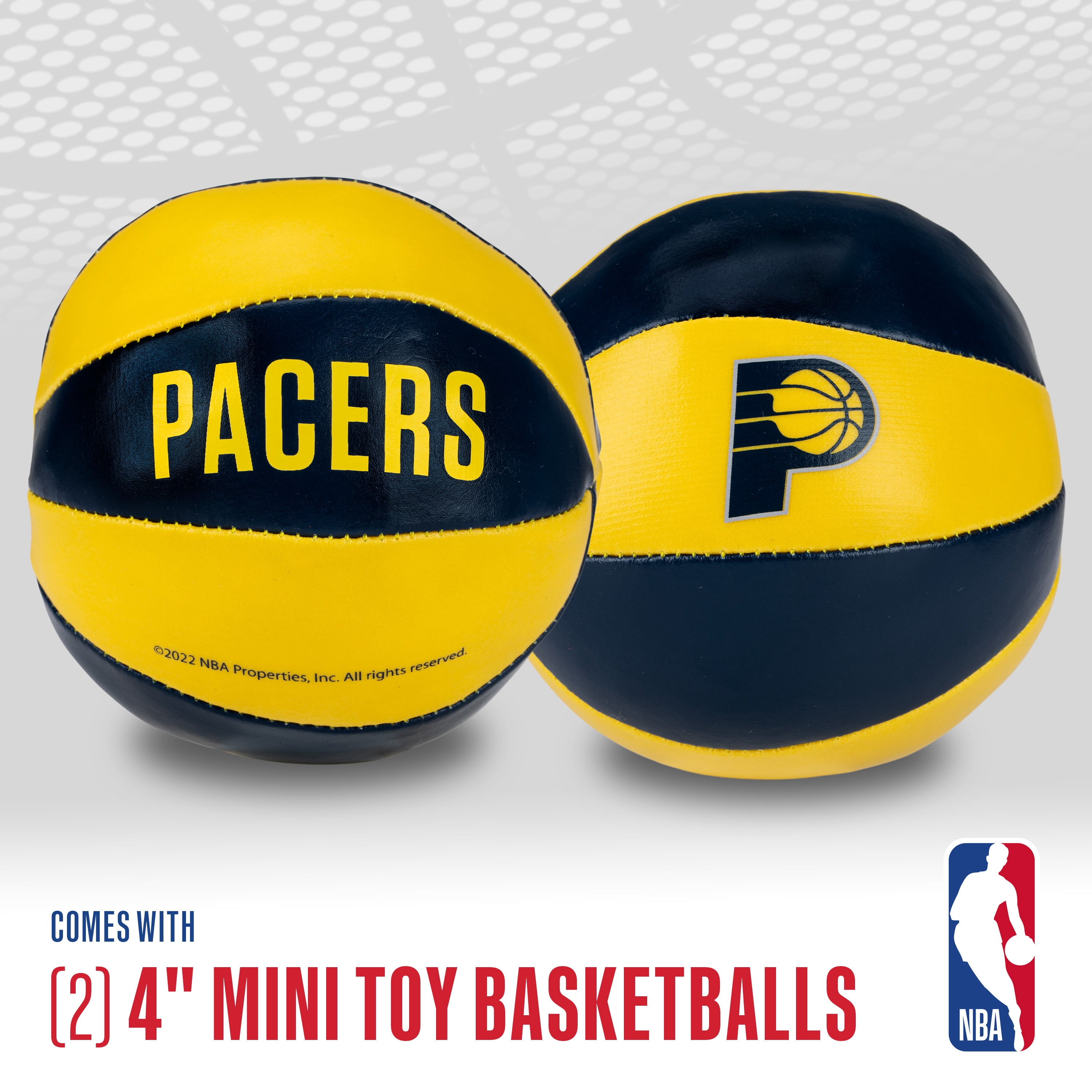 インディアナペイサーズ　ミニボブ Franklin Sports NBA Indiana Pacers Toy Basketballs - 2 Pack of