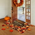 thumbnail image 6 of HomeKingdee Autumn Welcome Area Rug Washable Outdoor Rugs Anti-Slip Soft Extra Thick Carpet Entryway Indoor Door Mat for Living Room Bedroom Home, 6 of 6