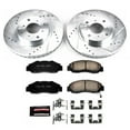 thumbnail image 3 of PowerStop Front Z23 Evolution Sport Carbon-Fiber Ceramic Brake Pad and Drilled & Slotted Rotor Kit Fits: HONDA Select Models K1037, 3 of 10