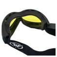 thumbnail image 5 of Global Vision Big Ben Motorcycle Goggles (Black Frame/Yellow Lens), 5 of 6
