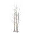thumbnail image 4 of Northlight 4' LED Lighted White Birch Twig Tree Cluster Christmas Decoration, 4 of 9