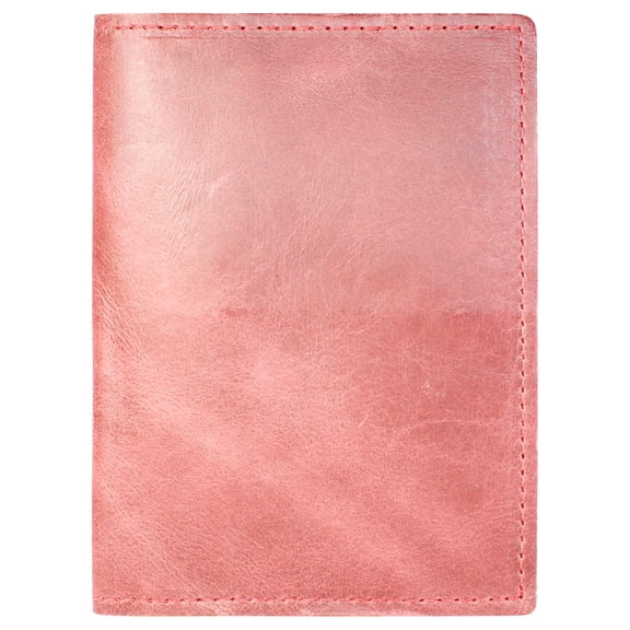 TPK Full Grain Leather Passport Travel Wallet  Burgundy Red, Passport Holder - Passport Cover