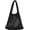 Black, variant on Women Small Crochet Tote Handbag Cotton Top Handle Bag Summer Mesh Beach Bag Drawstring Fishing Net Bag Clutch Handbag