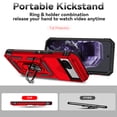 thumbnail image 3 of Fashion Case with Holder Stander Kickstand Drop Resistant Shockproof Case For Google Pixel 8A, 3 of 9