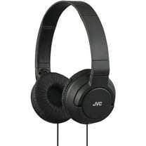 JVC HAS180-B-K Lightweight Foldable On-Ear Headphones with 3.5mm Jack, Black