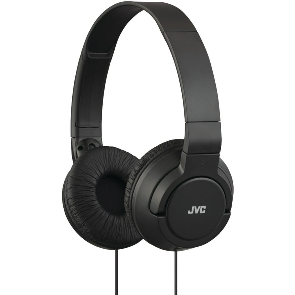 JVC HAS180BK Lightweight OnEar Headphones (Black)