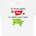 thumbnail image 4 of Inktastic If Mom Says No, My Great Aunt Says Yes Boys or Girls Baby Bodysuit, 4 of 5