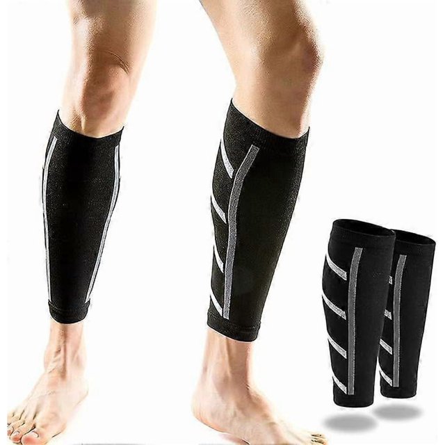 Compression knee brace for calf muscle protection sports band sun protection non-slip compression calf for men and women, suitable for cycling basketb