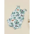 thumbnail image 3 of Franhais Baby Romper, Sleeveless Crew Neck Animals Print Button Closure Summer Bodysuit for Girls Boys, 3 of 8