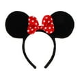thumbnail image 1 of Disney Minnie Serre-Tête de Costume à Pois Rouges et Blancs avec Nœud Oreilles Taille Unique, 1 of 3