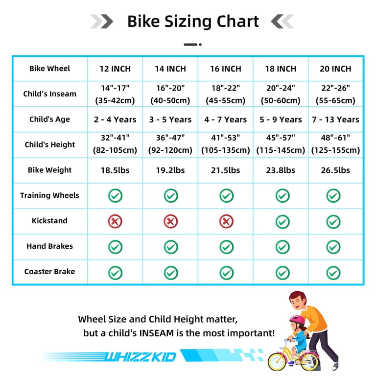JOYSTAR 12 Inch Kids Bike with Training Wheels & Handbrake for