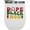 White, variant on Dope Black Mom, Groovy Retro Wavy Text Merch Gift, White 12oz Wine Tumbler